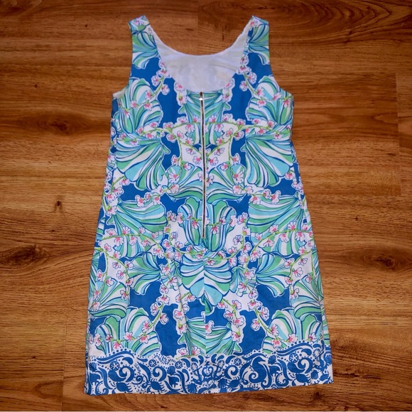 Lilly Pulitzer Blue Bay Coasting Shells Dress 6 - Picture 4 of 6